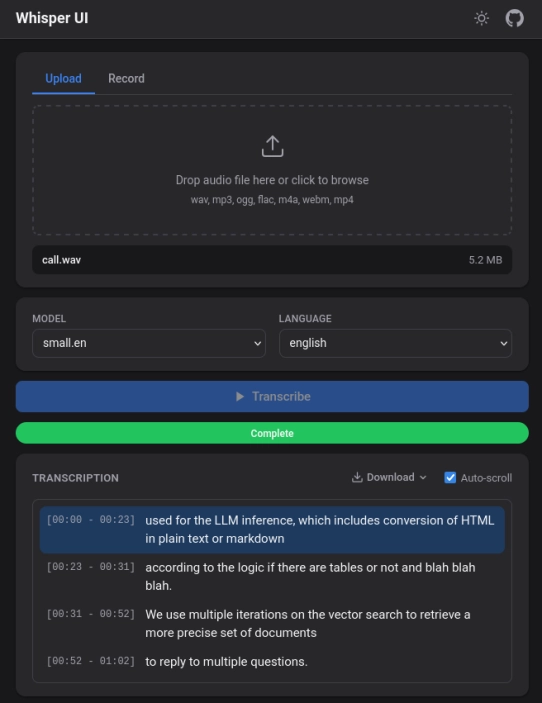 Voice to text - AI interface (1)